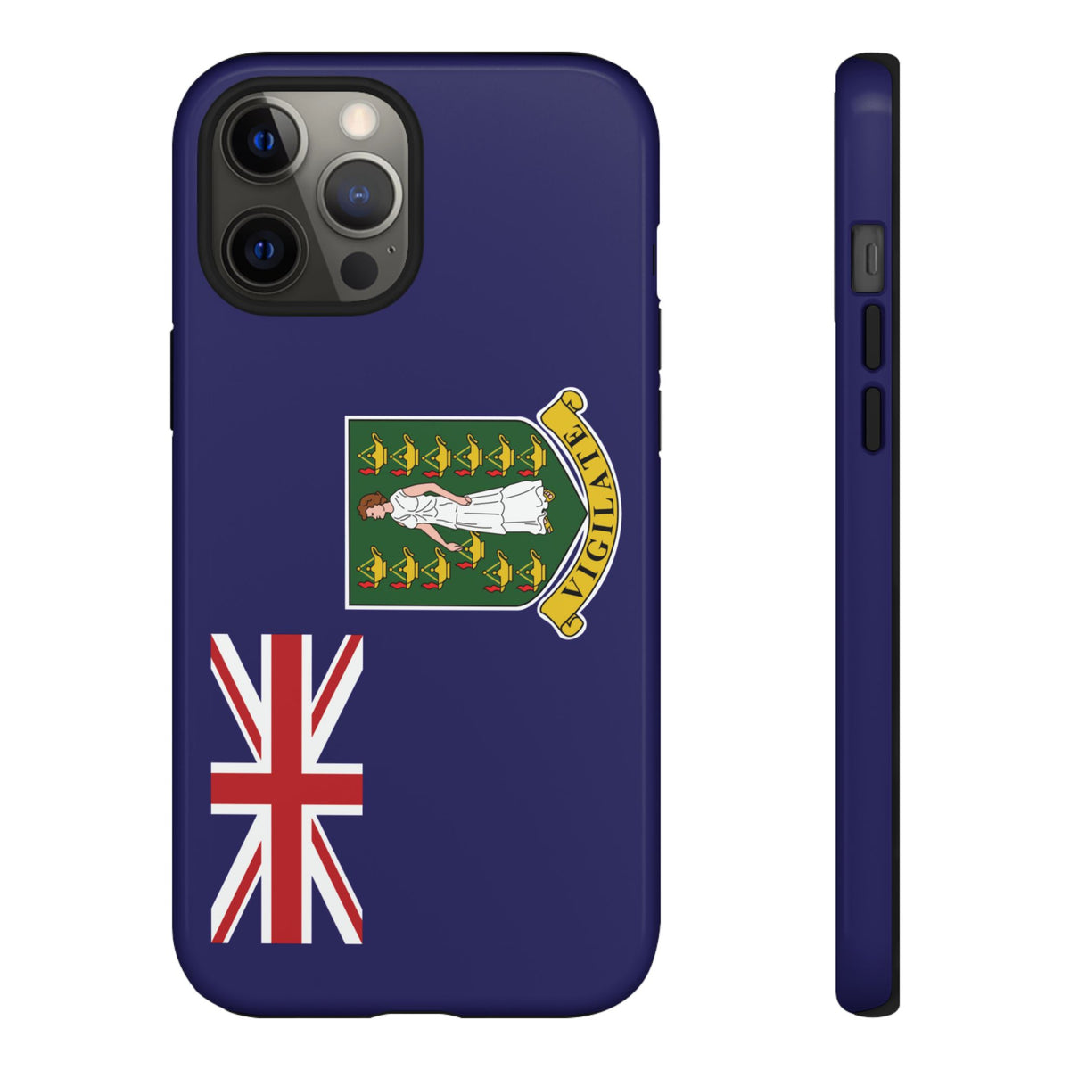 British Virgin Islands Flag Tough Phone Case - Irie Blues Boutique
