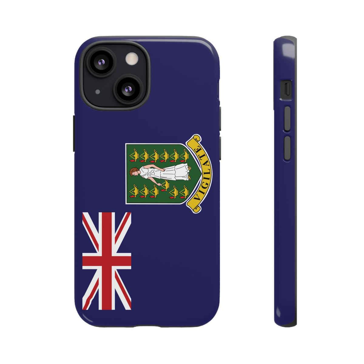 British Virgin Islands Flag Tough Phone Case - Irie Blues Boutique