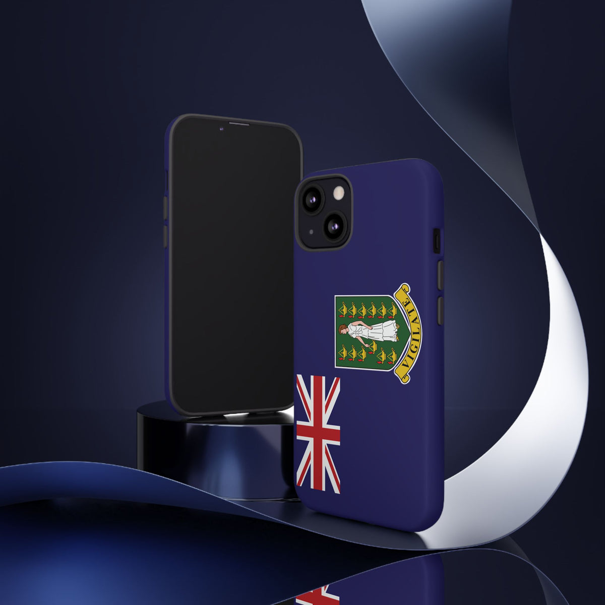 British Virgin Islands Flag Tough Phone Case - Irie Blues Boutique