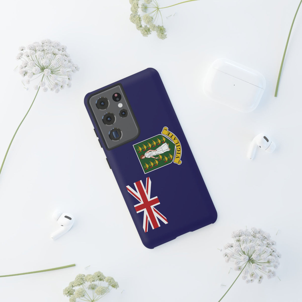 British Virgin Islands Flag Tough Phone Case - Irie Blues Boutique