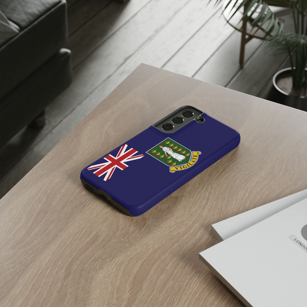 British Virgin Islands Flag Tough Phone Case - Irie Blues Boutique