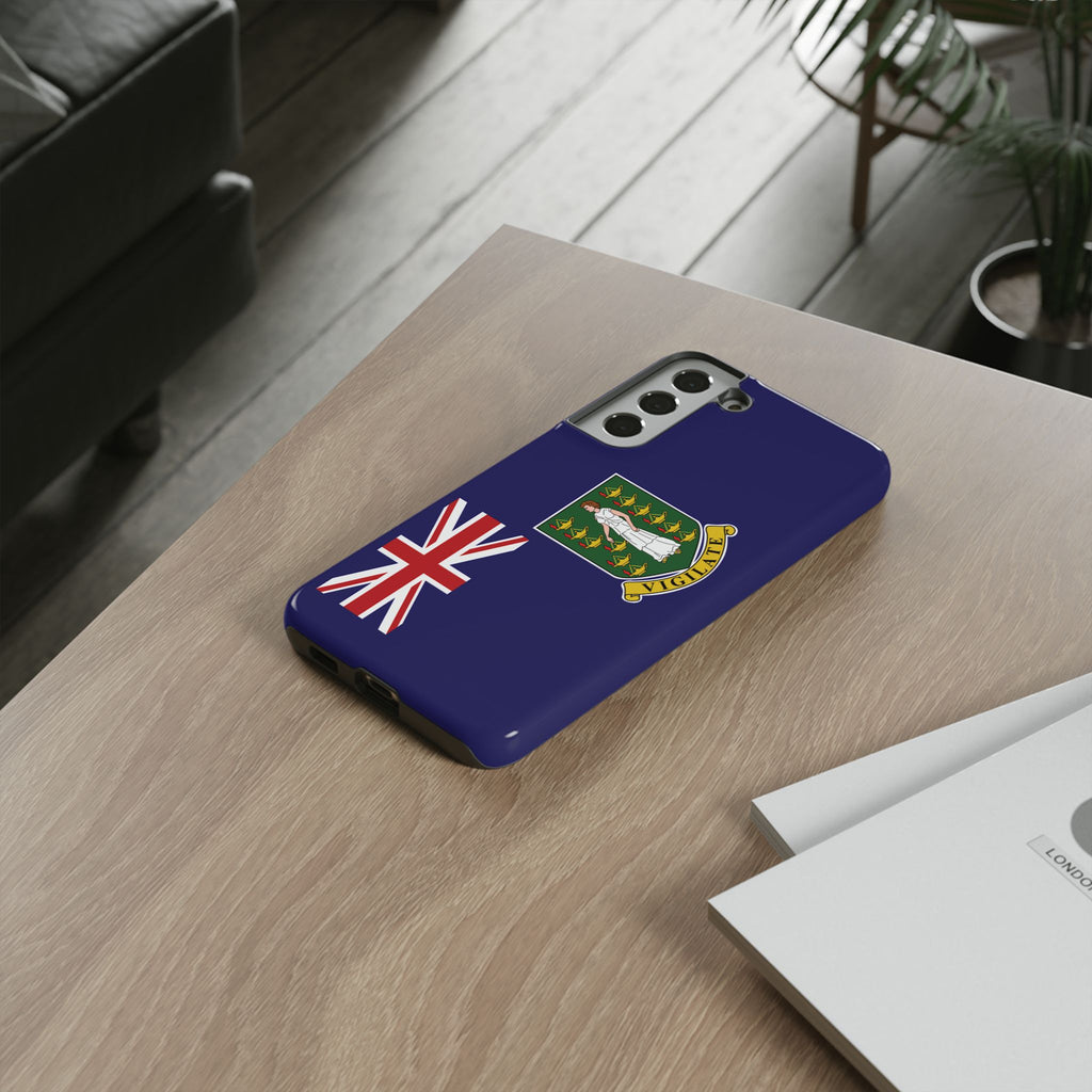British Virgin Islands Flag Tough Phone Case - Irie Blues Boutique