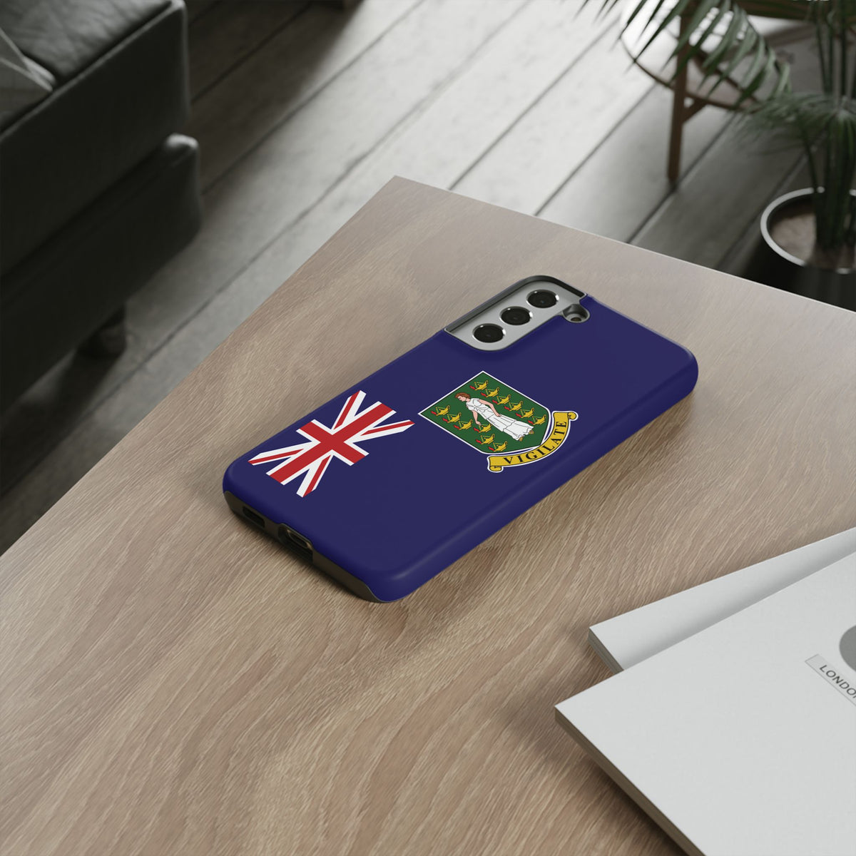 British Virgin Islands Flag Tough Phone Case - Irie Blues Boutique