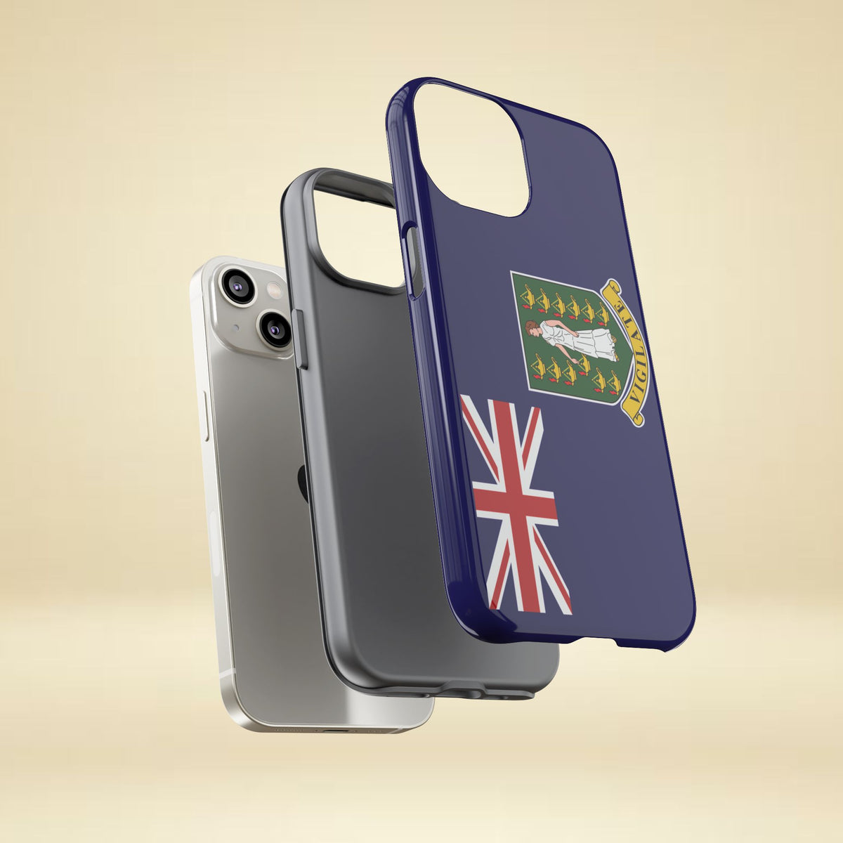 British Virgin Islands Flag Tough Phone Case - Irie Blues Boutique