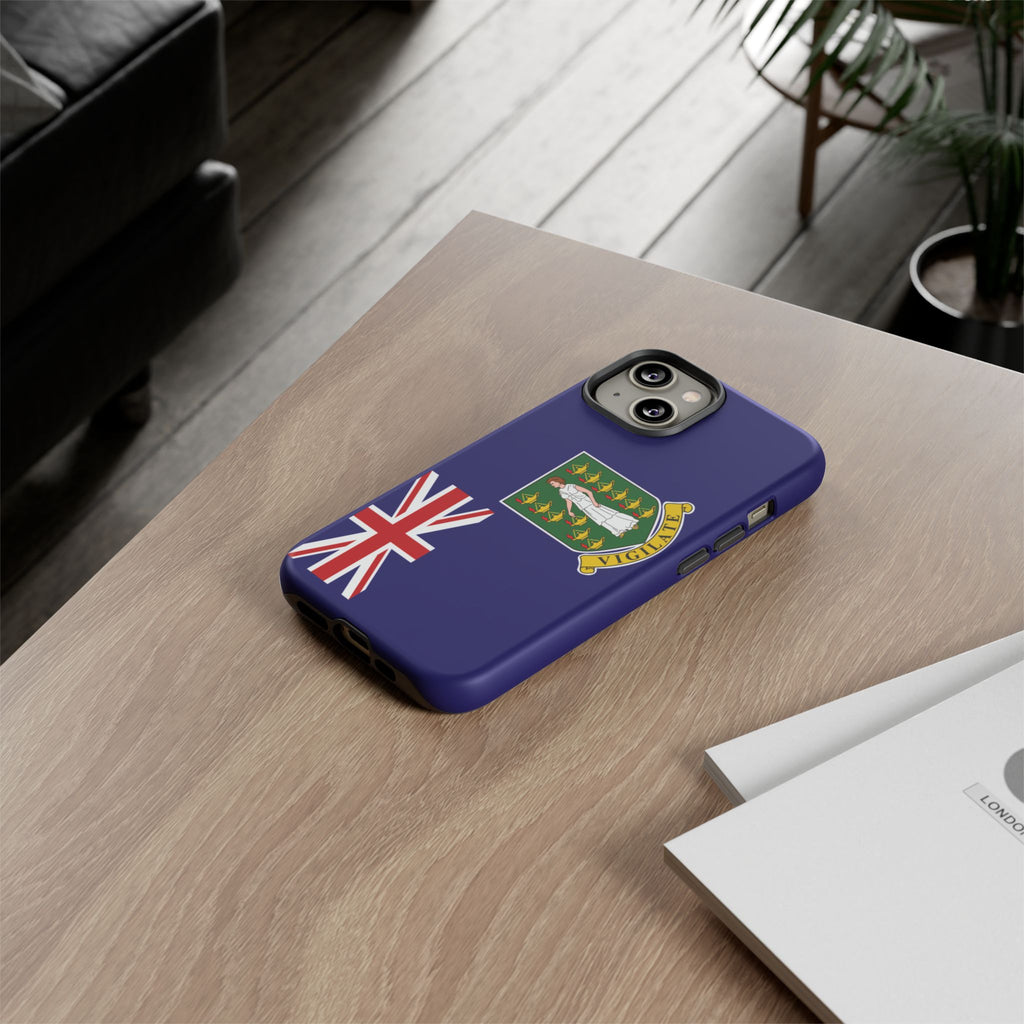 British Virgin Islands Flag Tough Phone Case - Irie Blues Boutique