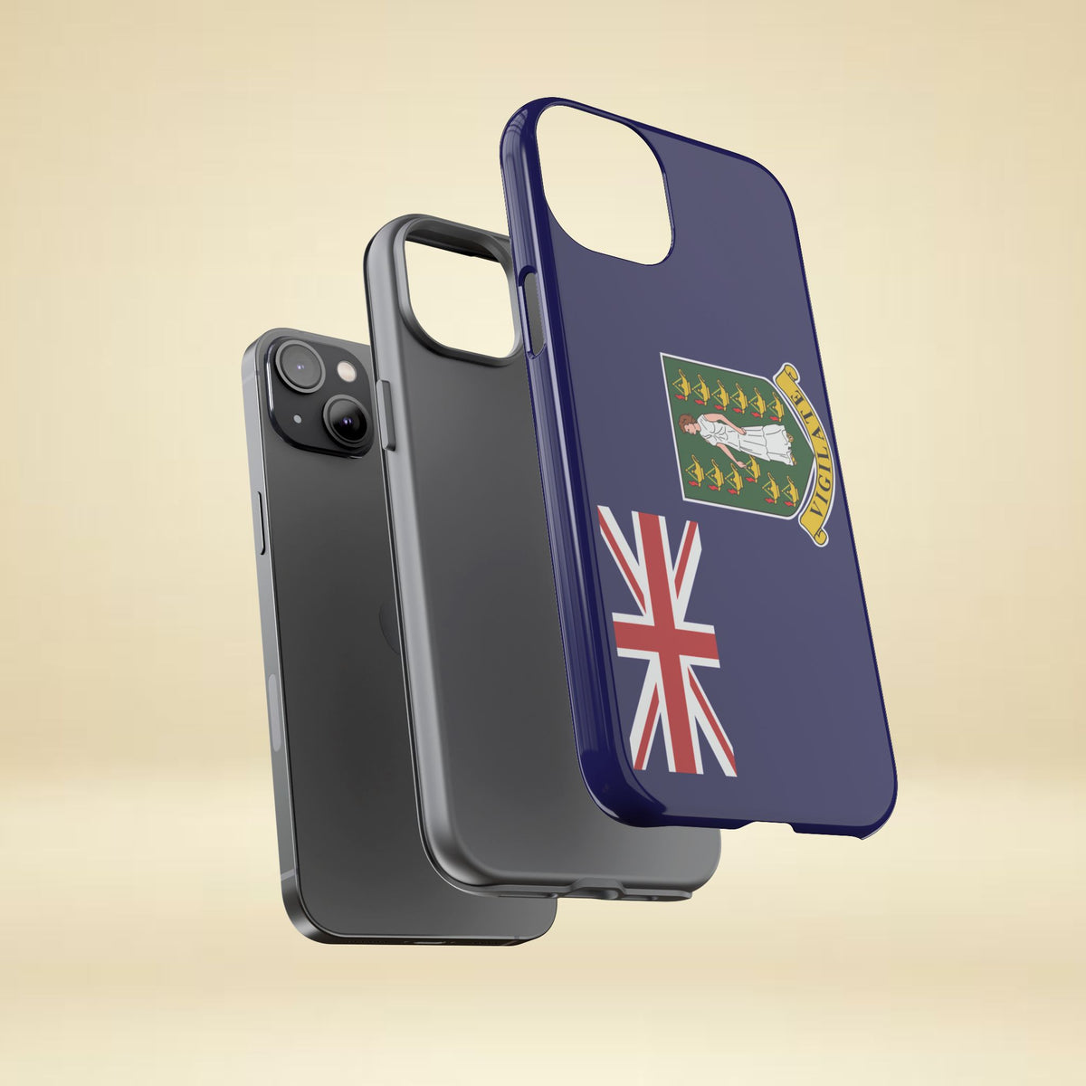 British Virgin Islands Flag Tough Phone Case - Irie Blues Boutique