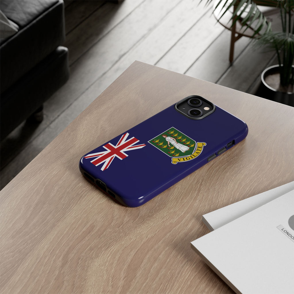 British Virgin Islands Flag Tough Phone Case - Irie Blues Boutique