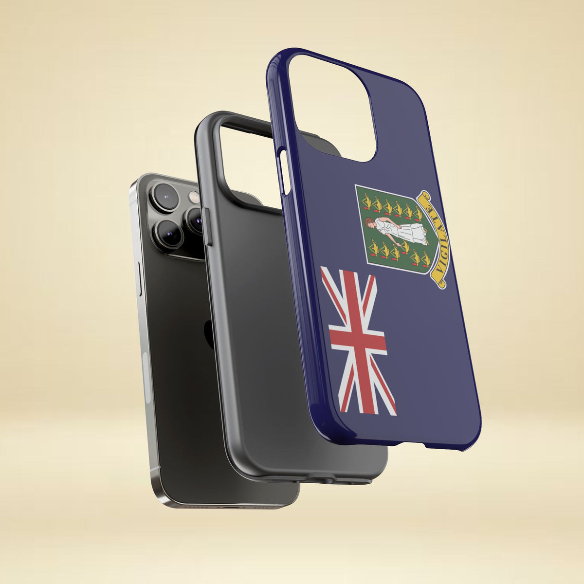 British Virgin Islands Flag Tough Phone Case - Irie Blues Boutique