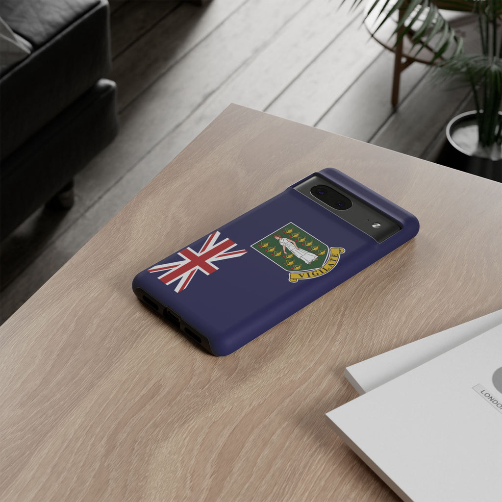 British Virgin Islands Flag Tough Phone Case - Irie Blues Boutique