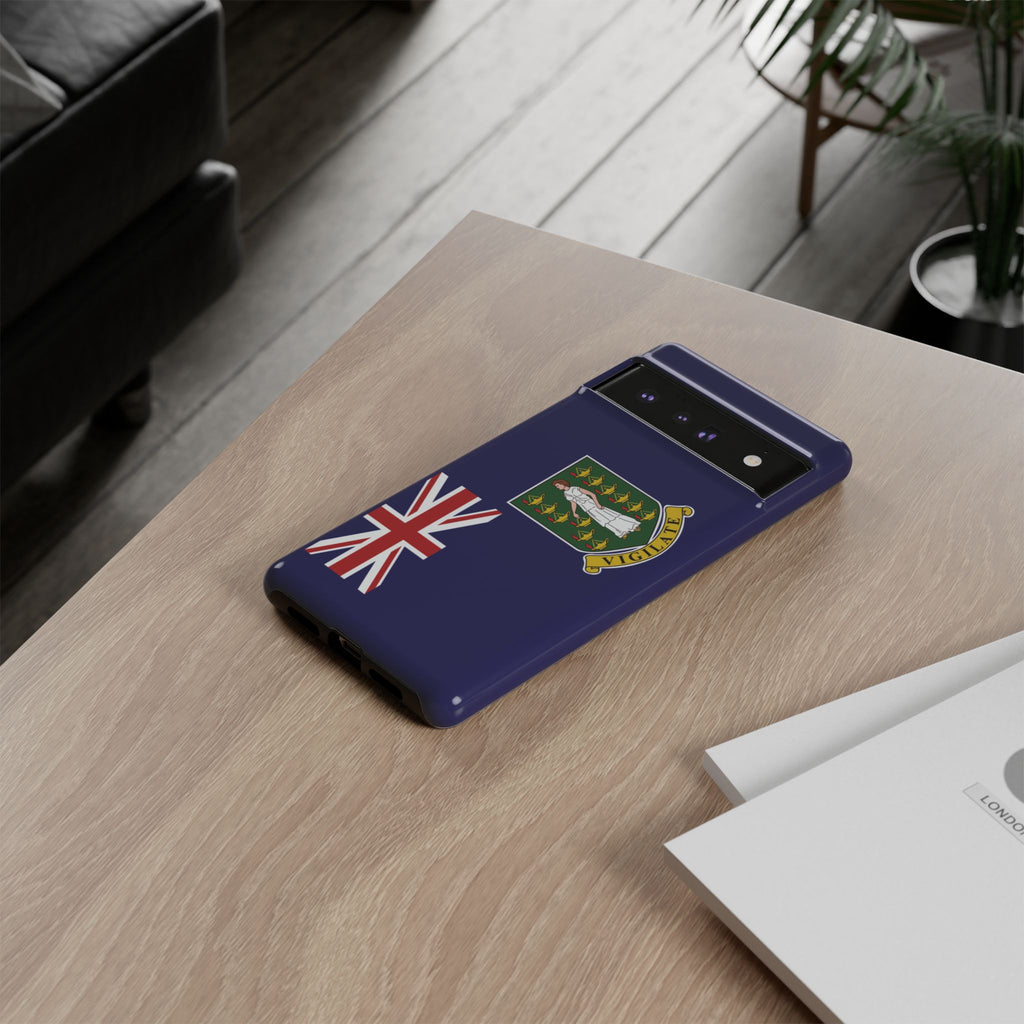 British Virgin Islands Flag Tough Phone Case - Irie Blues Boutique