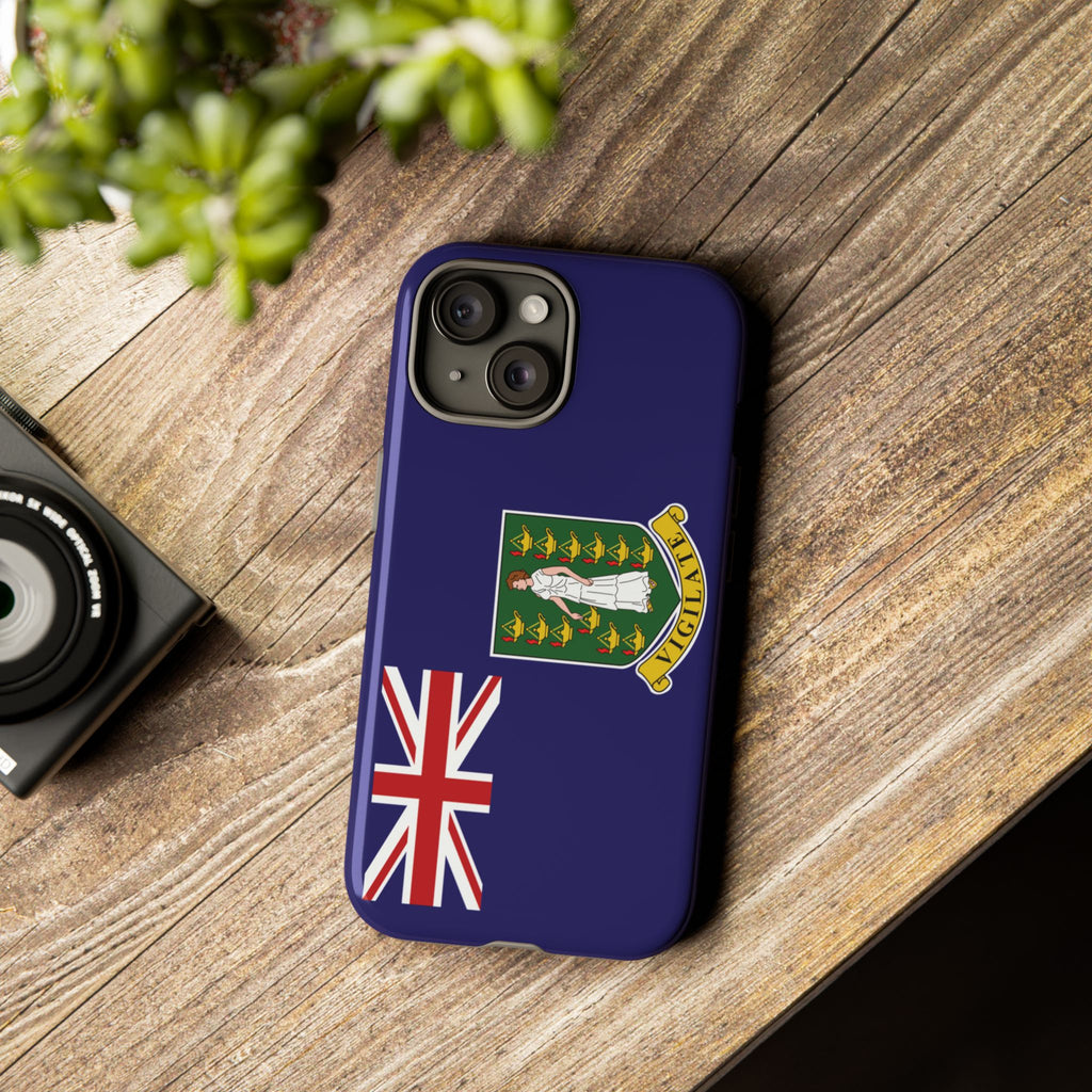 British Virgin Islands Flag Tough Phone Case - Irie Blues Boutique