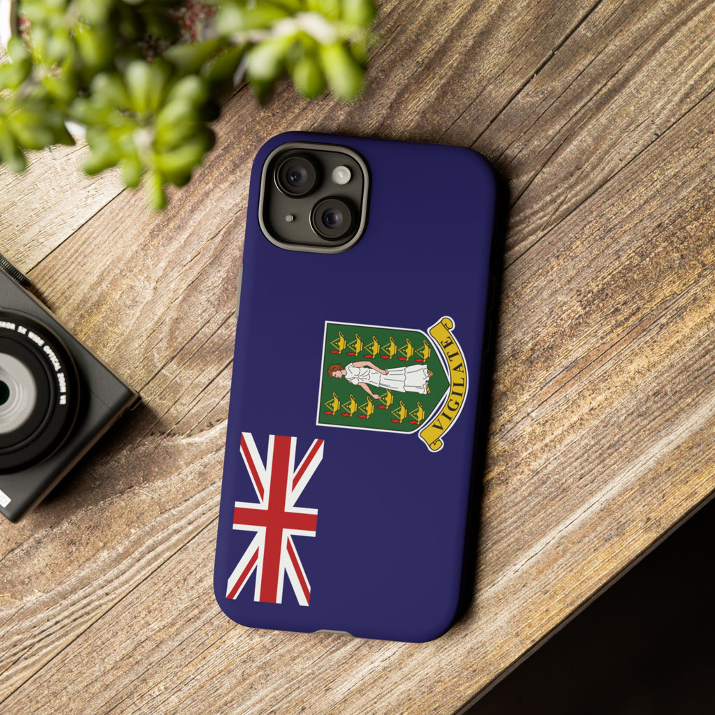 British Virgin Islands Flag Tough Phone Case - Irie Blues Boutique