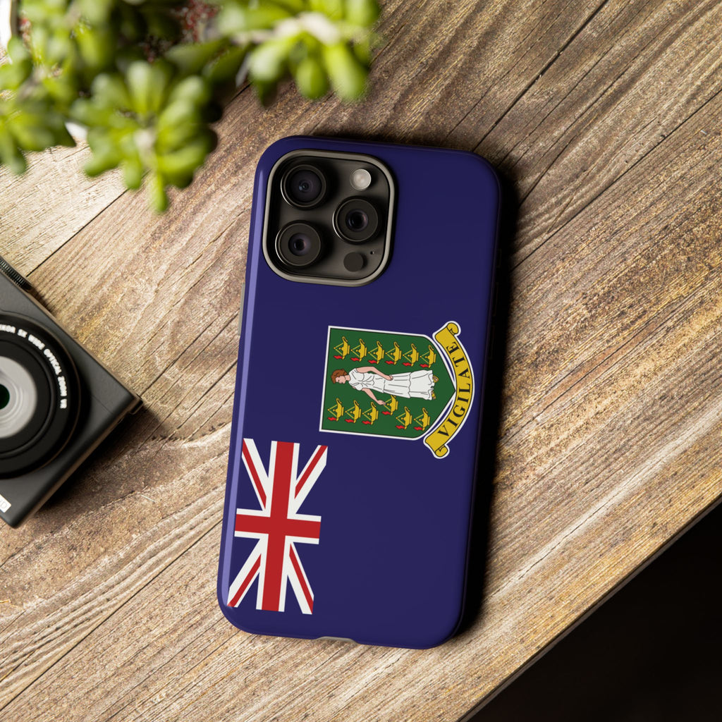 British Virgin Islands Flag Tough Phone Case - Irie Blues Boutique