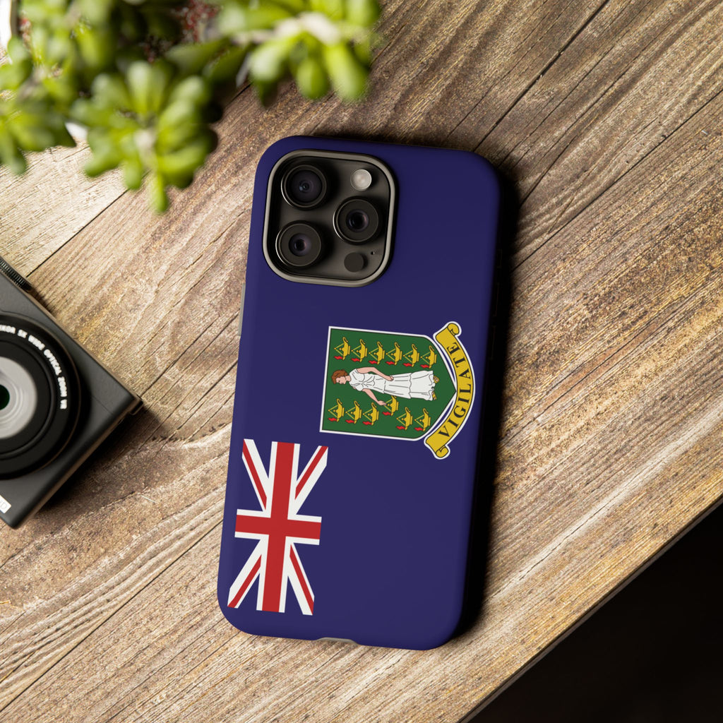 British Virgin Islands Flag Tough Phone Case - Irie Blues Boutique