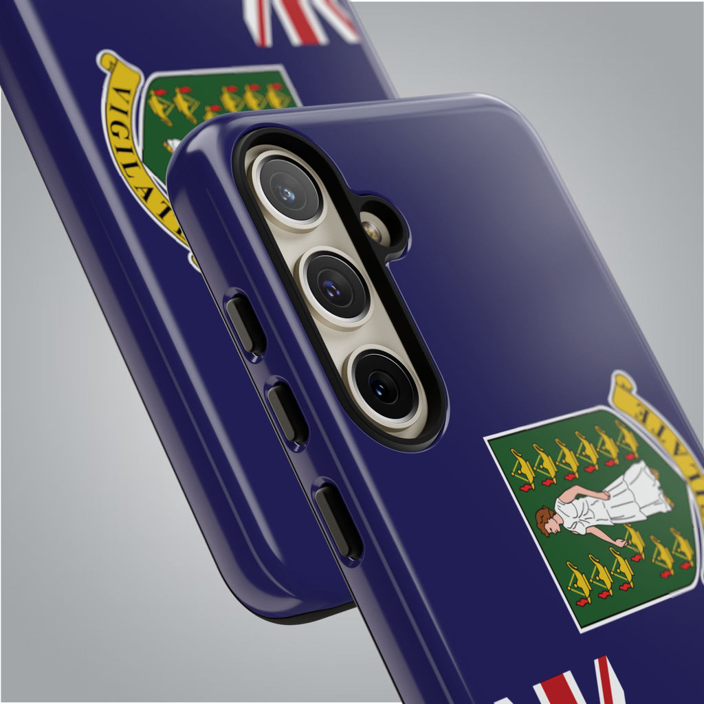 British Virgin Islands Flag Tough Phone Case - Irie Blues Boutique