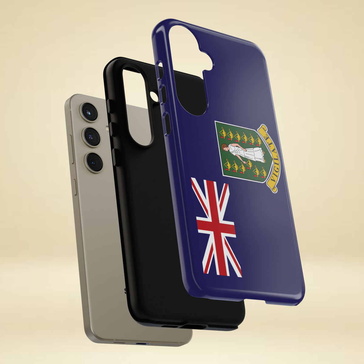 British Virgin Islands Flag Tough Phone Case - Irie Blues Boutique