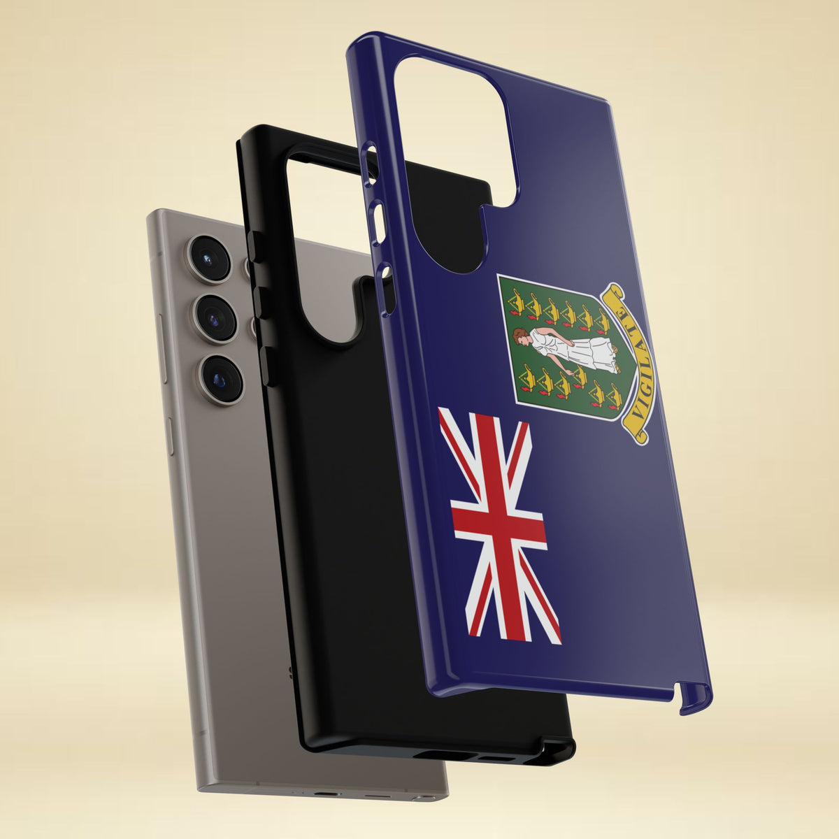 British Virgin Islands Flag Tough Phone Case - Irie Blues Boutique
