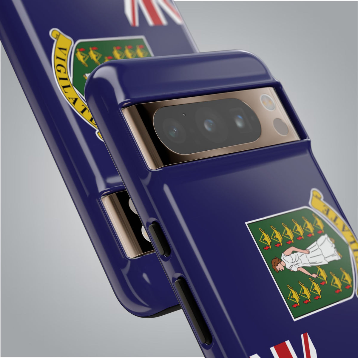 British Virgin Islands Flag Tough Phone Case - Irie Blues Boutique