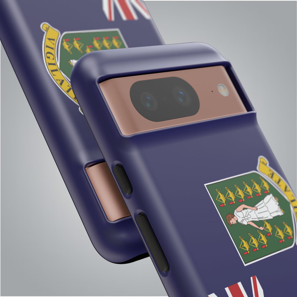 British Virgin Islands Flag Tough Phone Case - Irie Blues Boutique