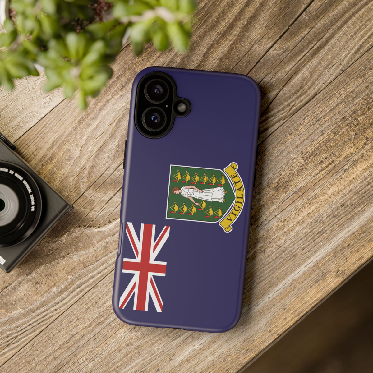 British Virgin Islands Flag Tough Phone Case - Irie Blues Boutique