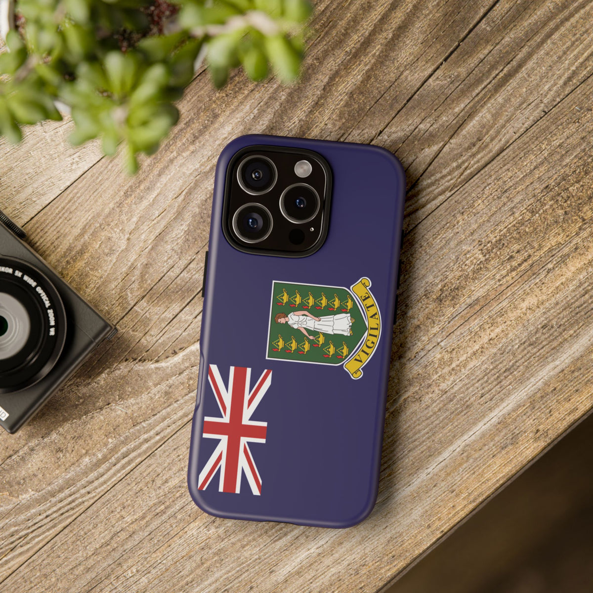 British Virgin Islands Flag Tough Phone Case - Irie Blues Boutique