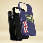 British Virgin Islands Flag Tough Phone Case - Irie Blues Boutique