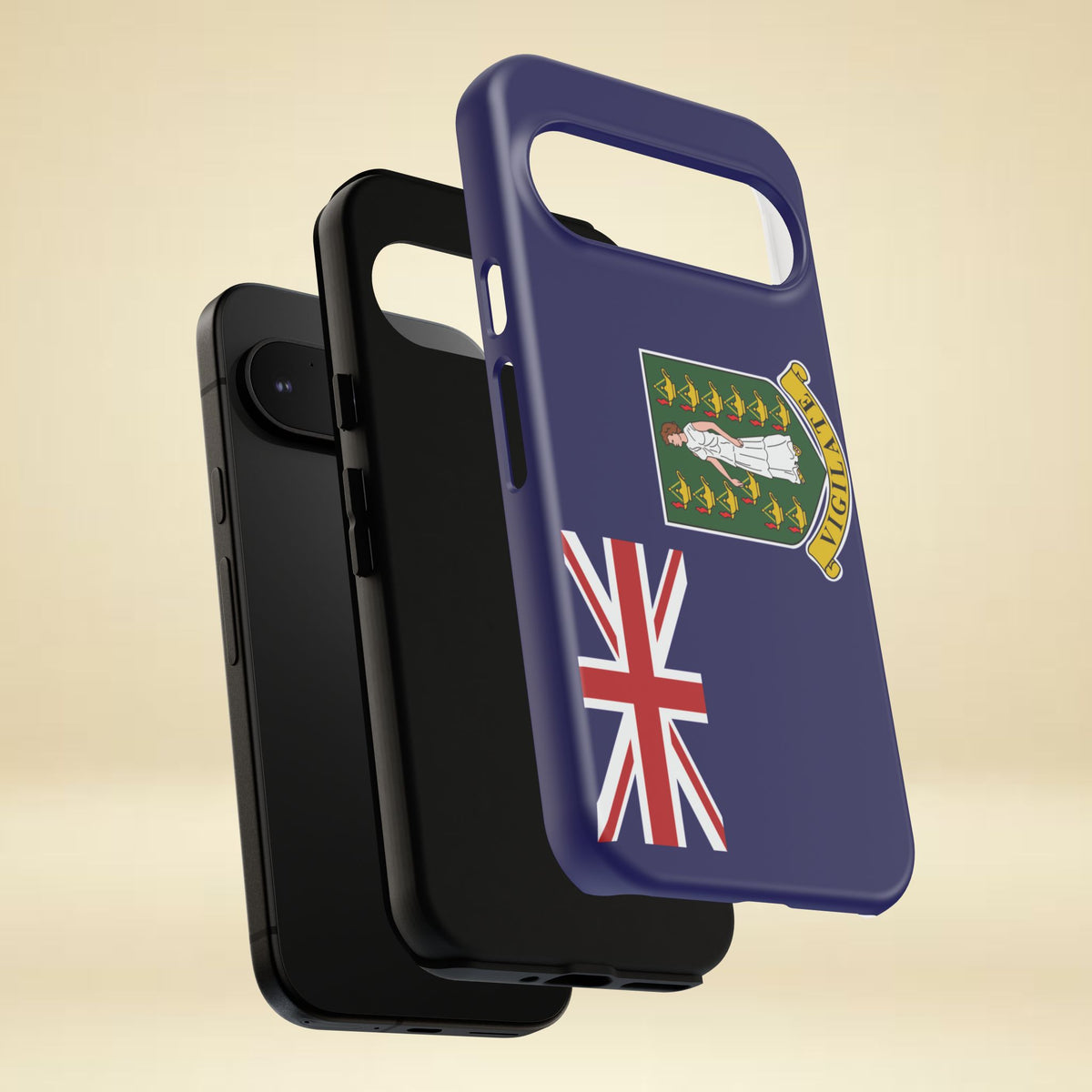 British Virgin Islands Flag Tough Phone Case - Irie Blues Boutique