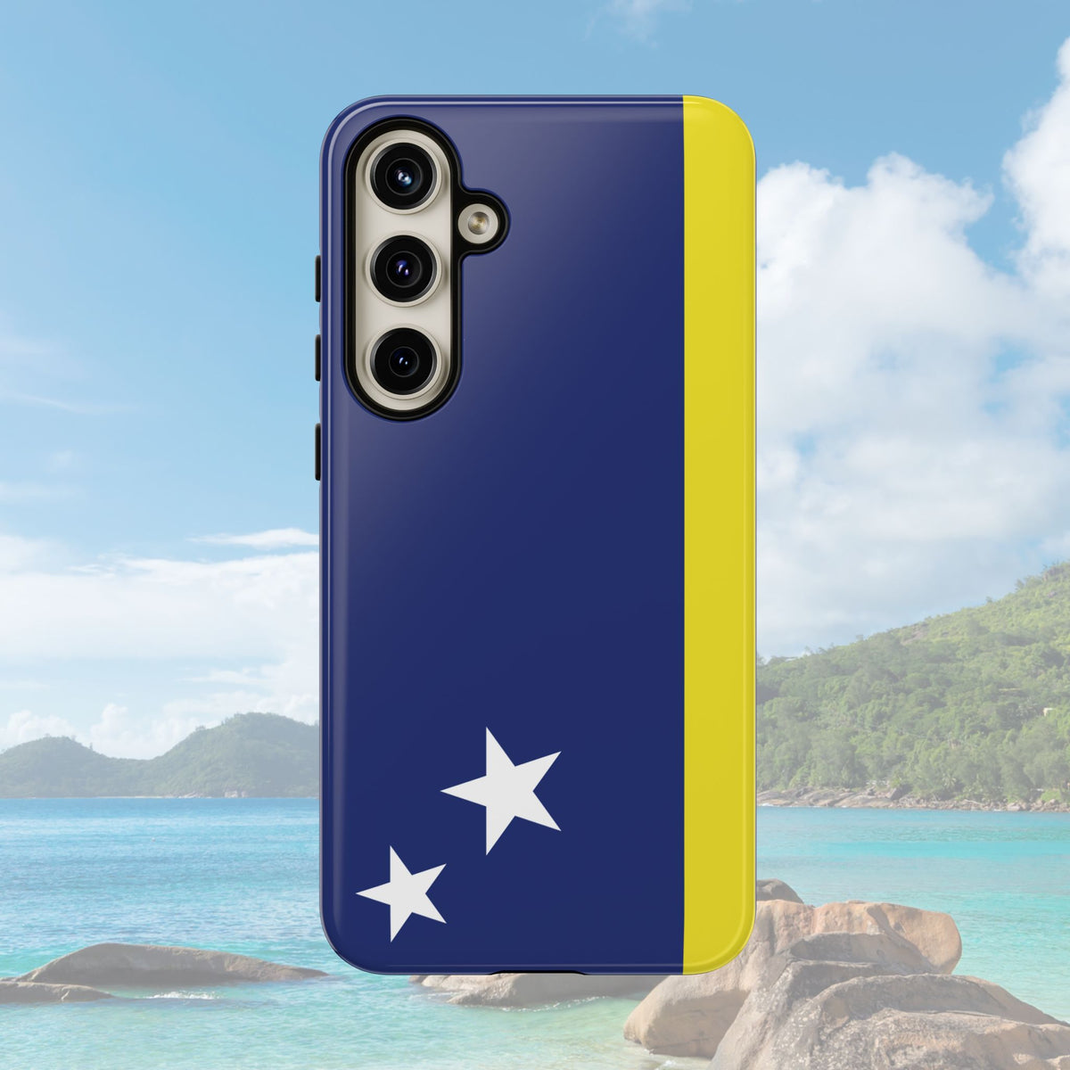 Curaçao Flag Tough Phone Case - Irie Blues Boutique
