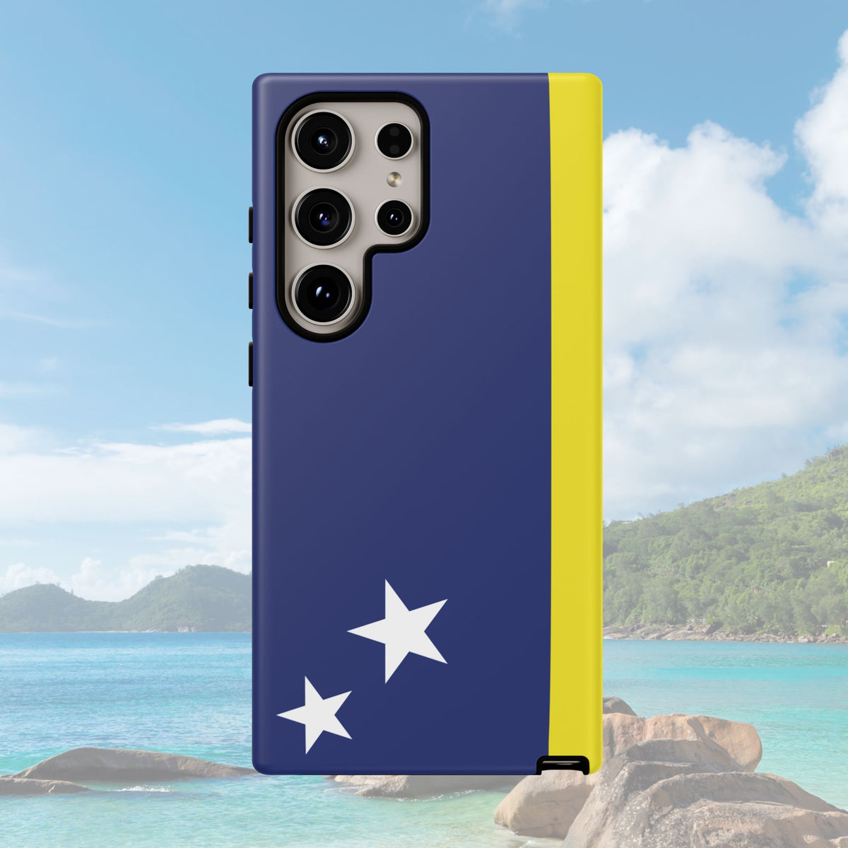 Curaçao Flag Tough Phone Case - Irie Blues Boutique
