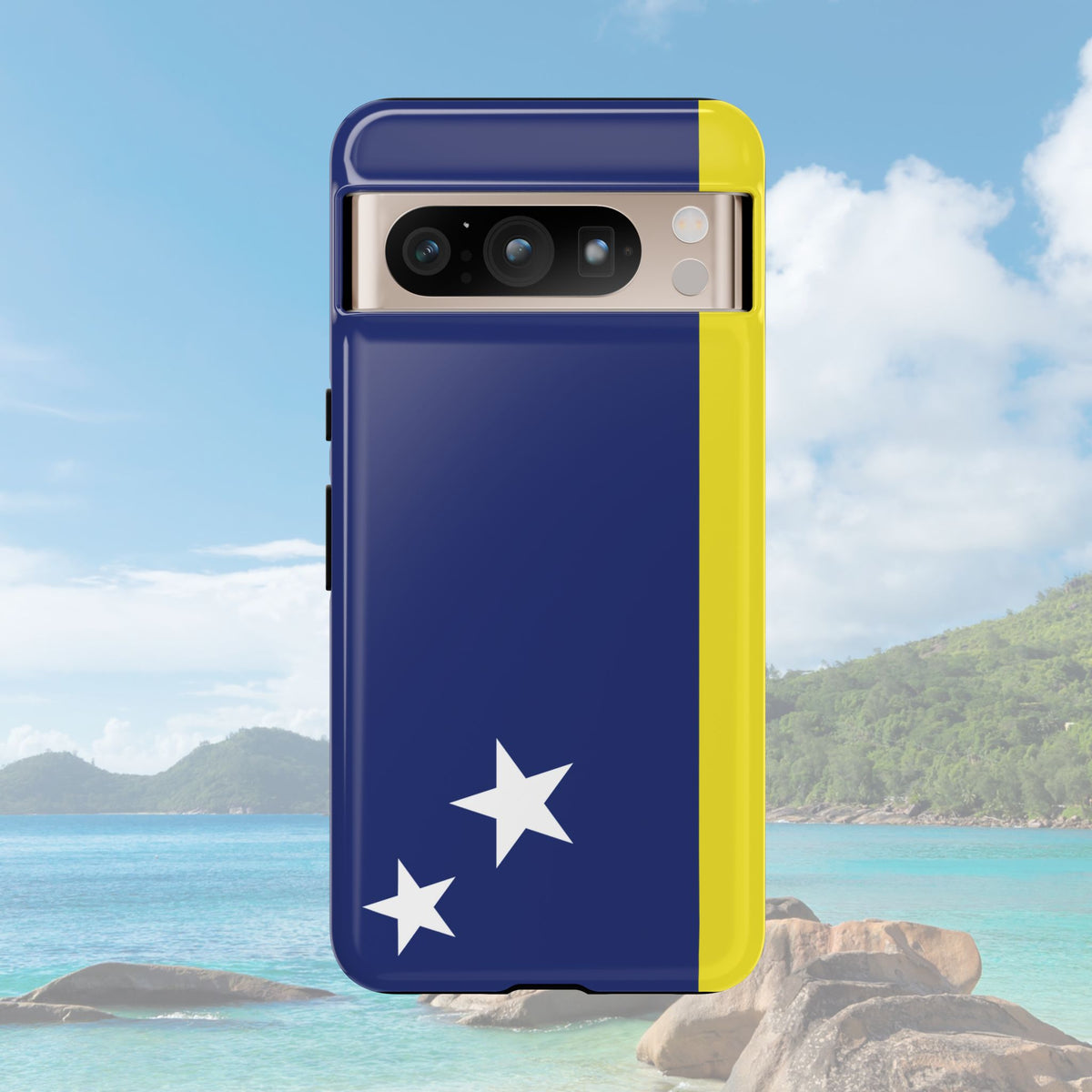 Curaçao Flag Tough Phone Case - Irie Blues Boutique