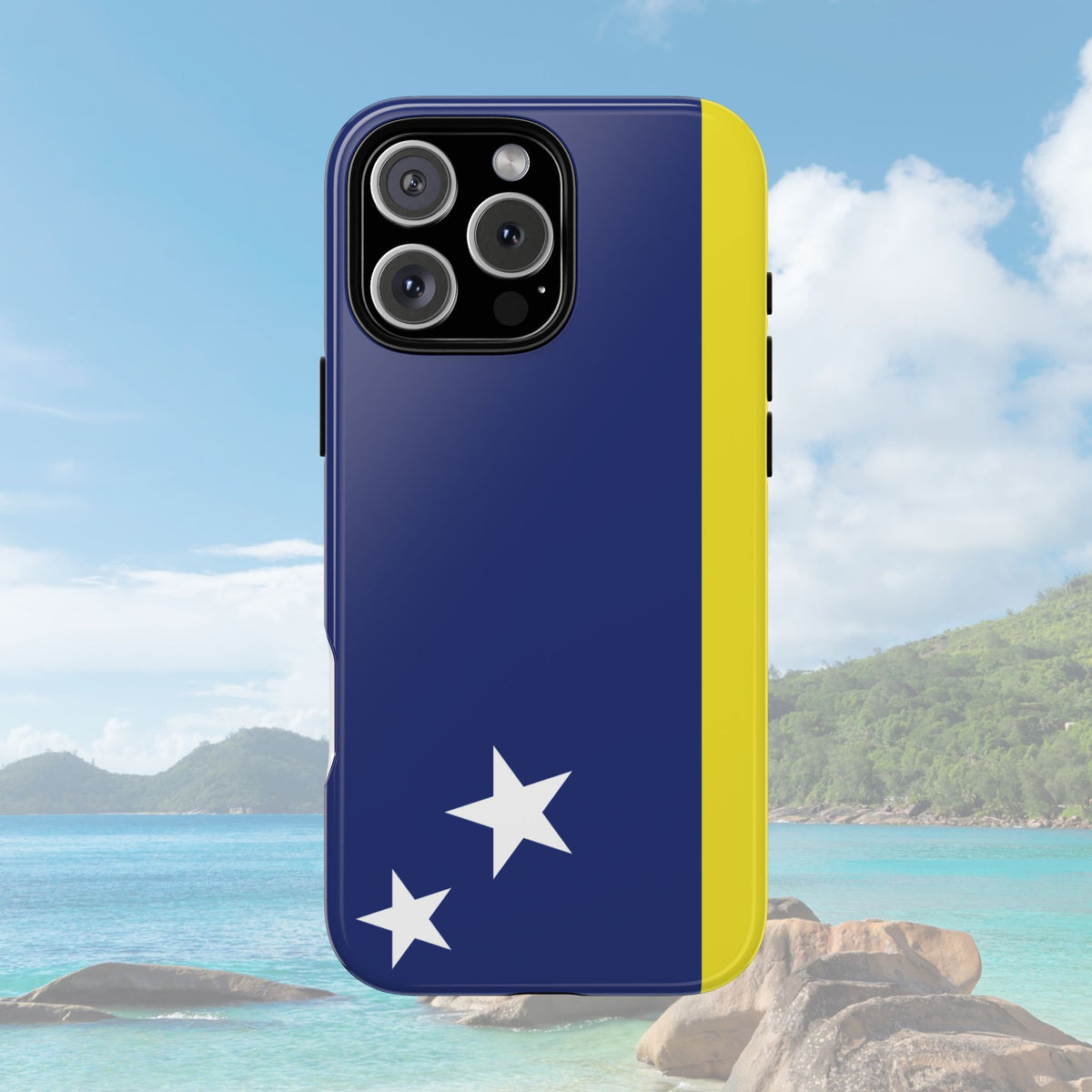 Curaçao Flag Tough Phone Case - Irie Blues Boutique