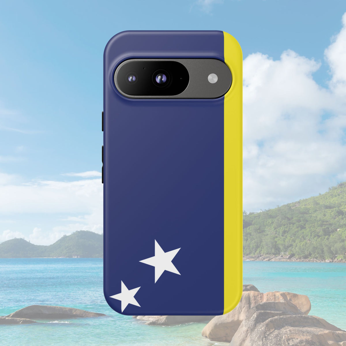 Curaçao Flag Tough Phone Case - Irie Blues Boutique