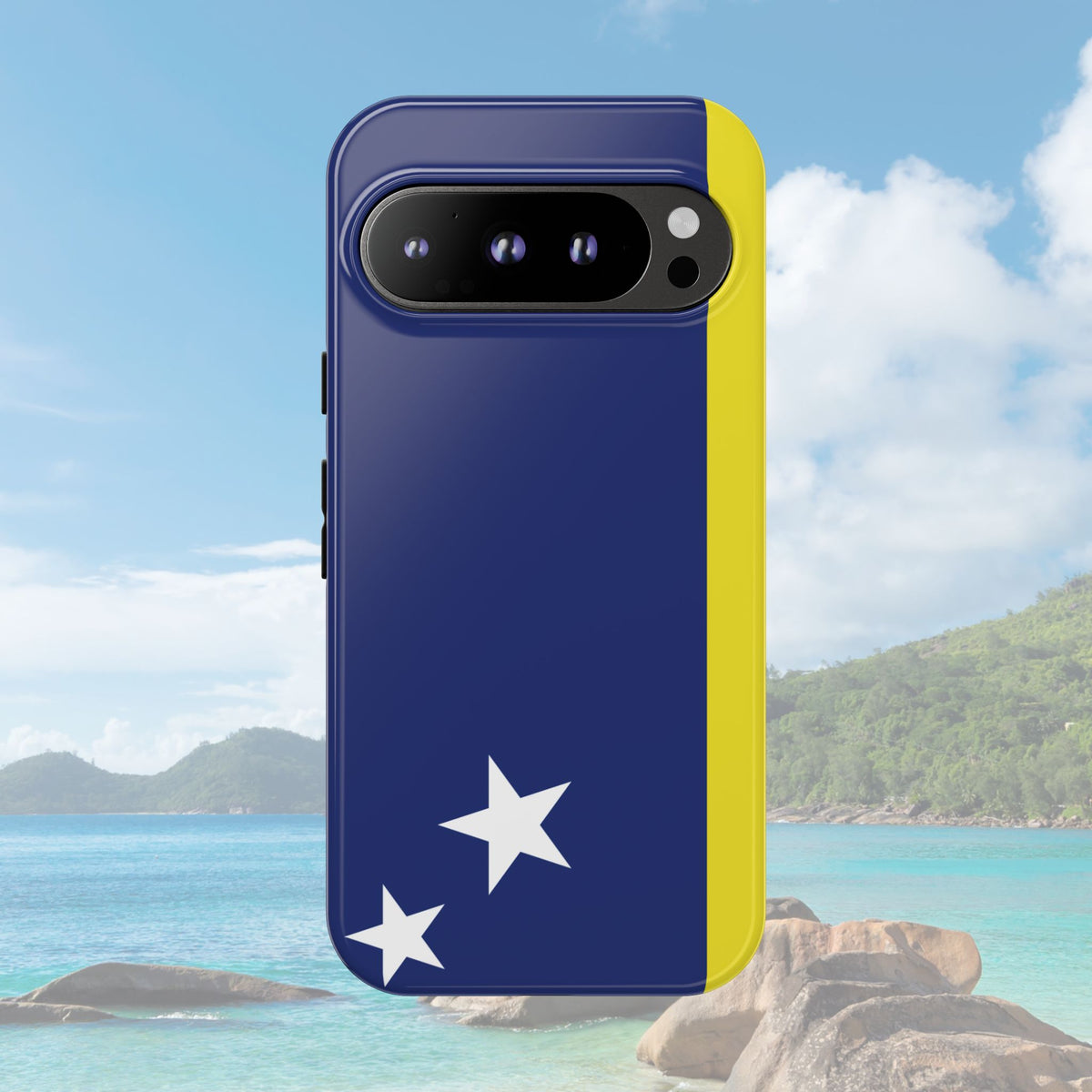 Curaçao Flag Tough Phone Case - Irie Blues Boutique