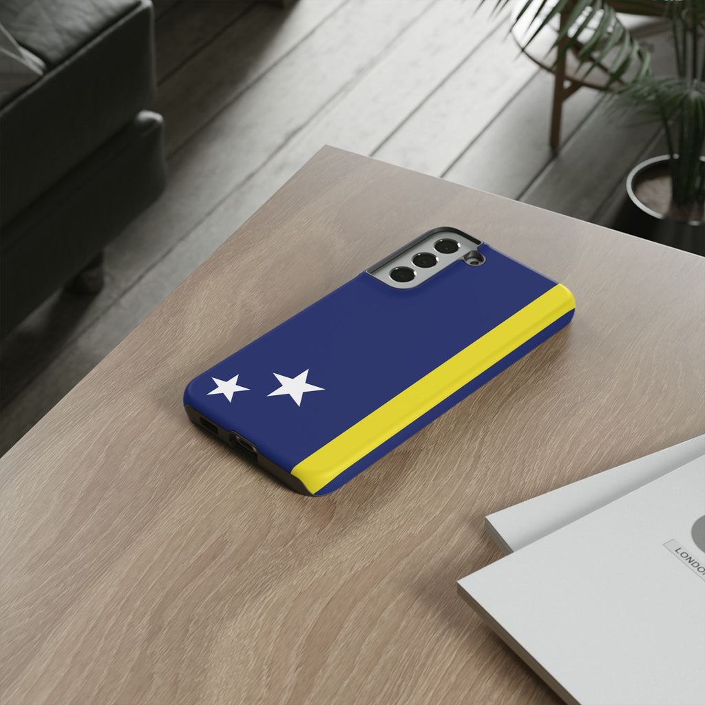 Curaçao Flag Tough Phone Case - Irie Blues Boutique