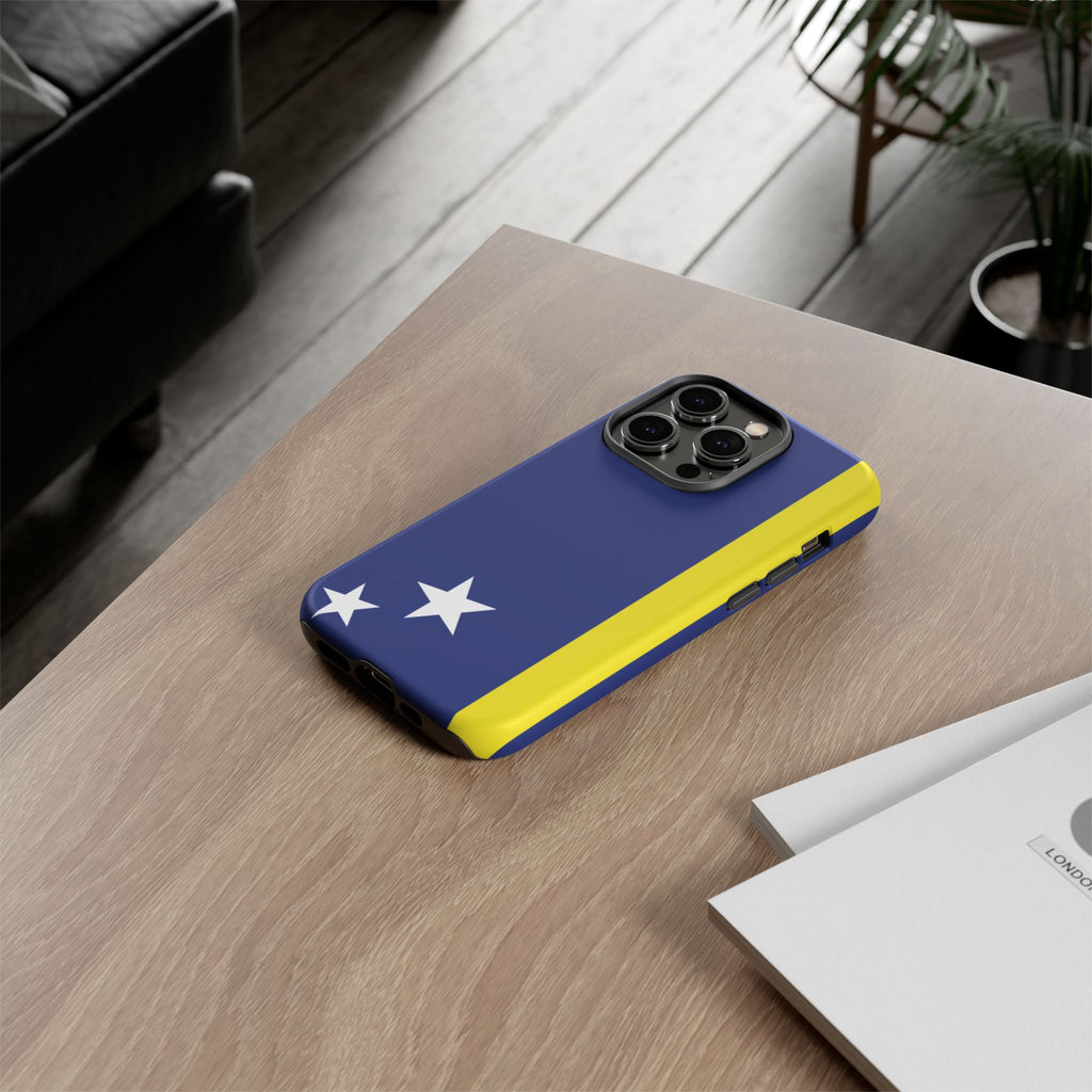 Curaçao Flag Tough Phone Case - Irie Blues Boutique