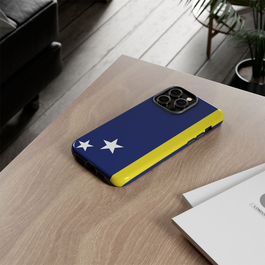 Curaçao Flag Tough Phone Case - Irie Blues Boutique
