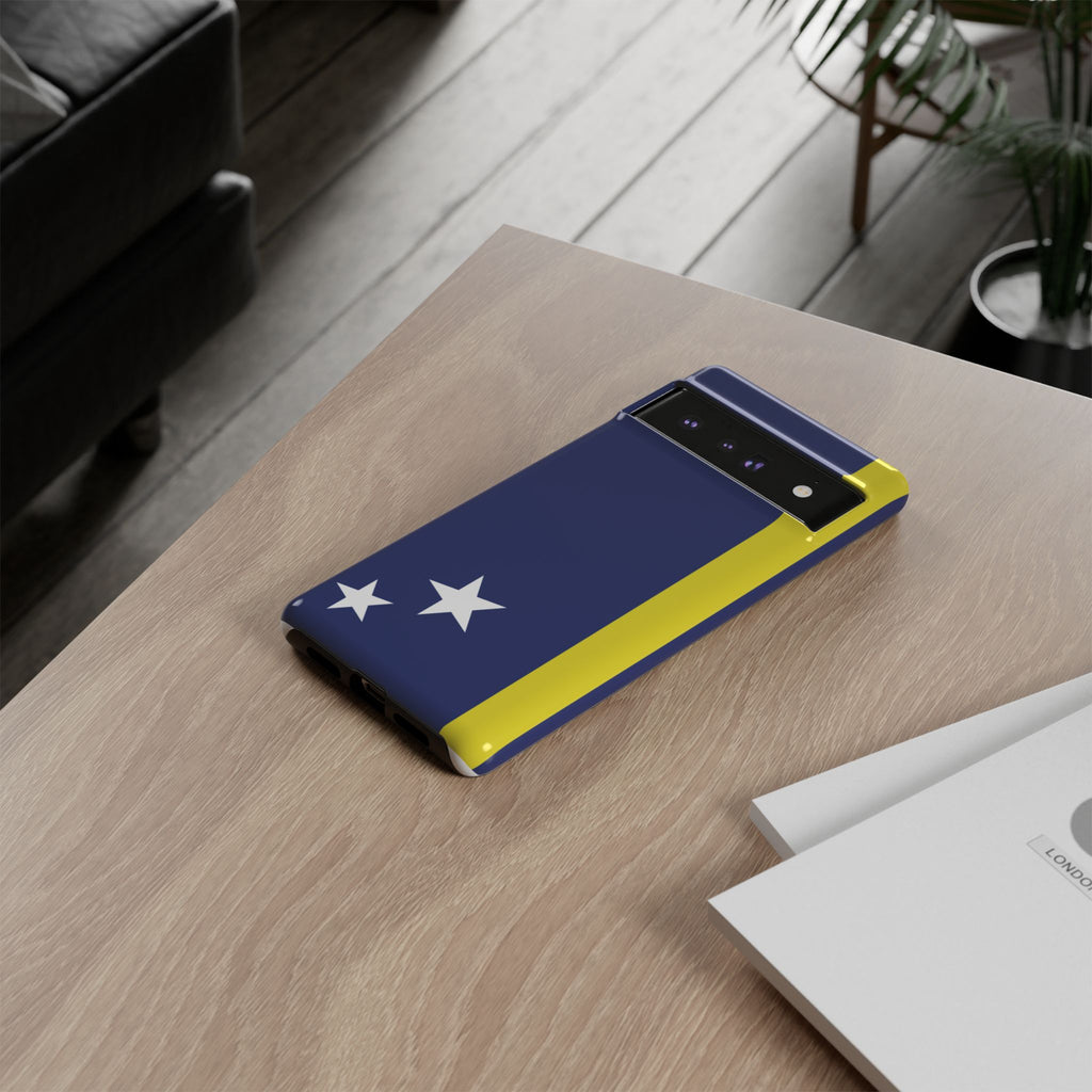 Curaçao Flag Tough Phone Case - Irie Blues Boutique