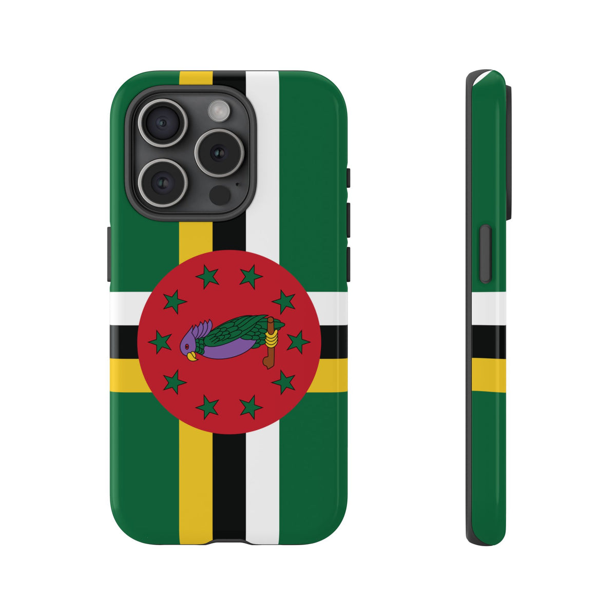 Dominica Flag Tough Phone Case - Irie Blues Boutique