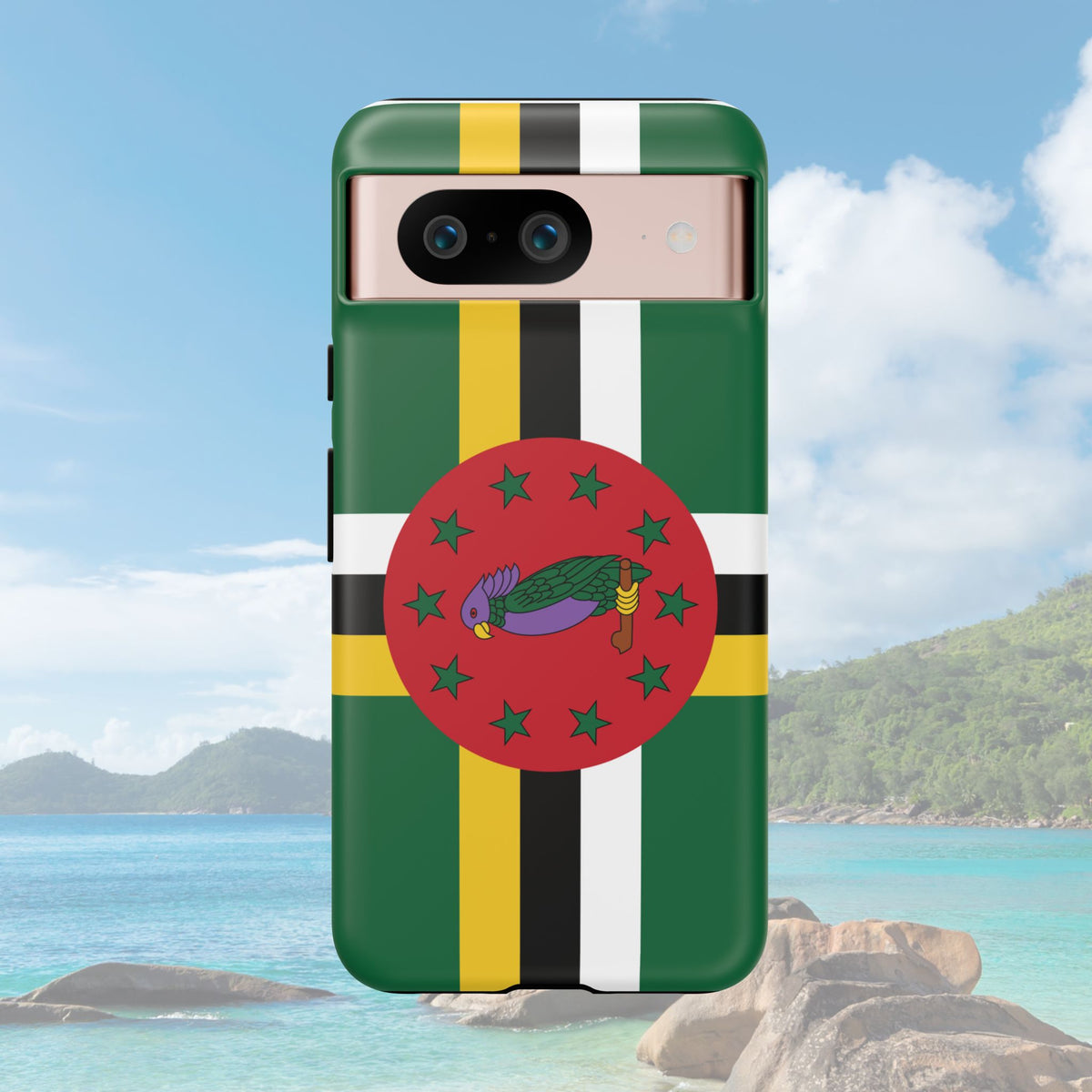 Dominica Flag Tough Phone Case - Irie Blues Boutique