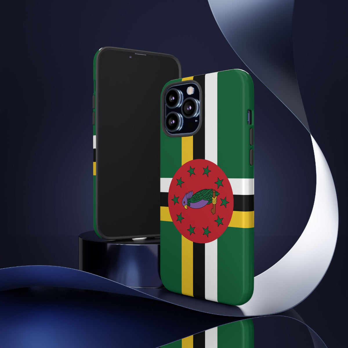 Dominica Flag Tough Phone Case - Irie Blues Boutique