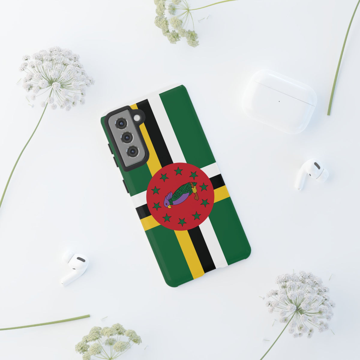 Dominica Flag Tough Phone Case - Irie Blues Boutique