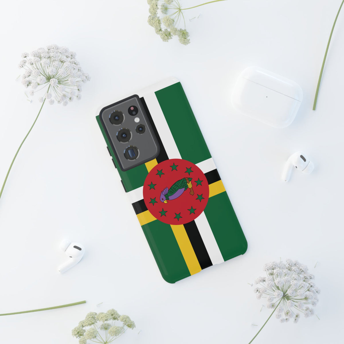 Dominica Flag Tough Phone Case - Irie Blues Boutique