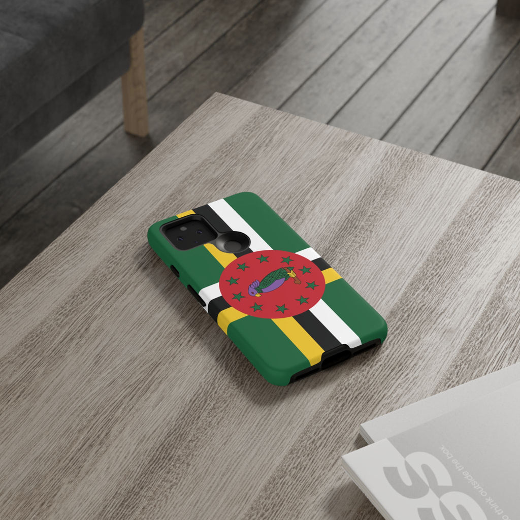 Dominica Flag Tough Phone Case - Irie Blues Boutique