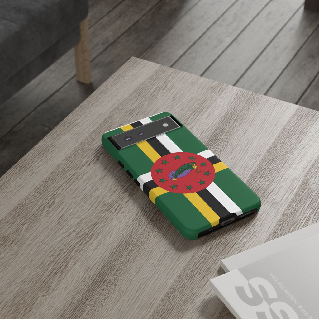 Dominica Flag Tough Phone Case - Irie Blues Boutique