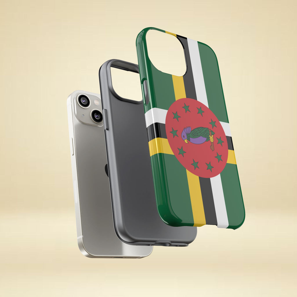 Dominica Flag Tough Phone Case - Irie Blues Boutique