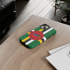 Dominica Flag Tough Phone Case - Irie Blues Boutique