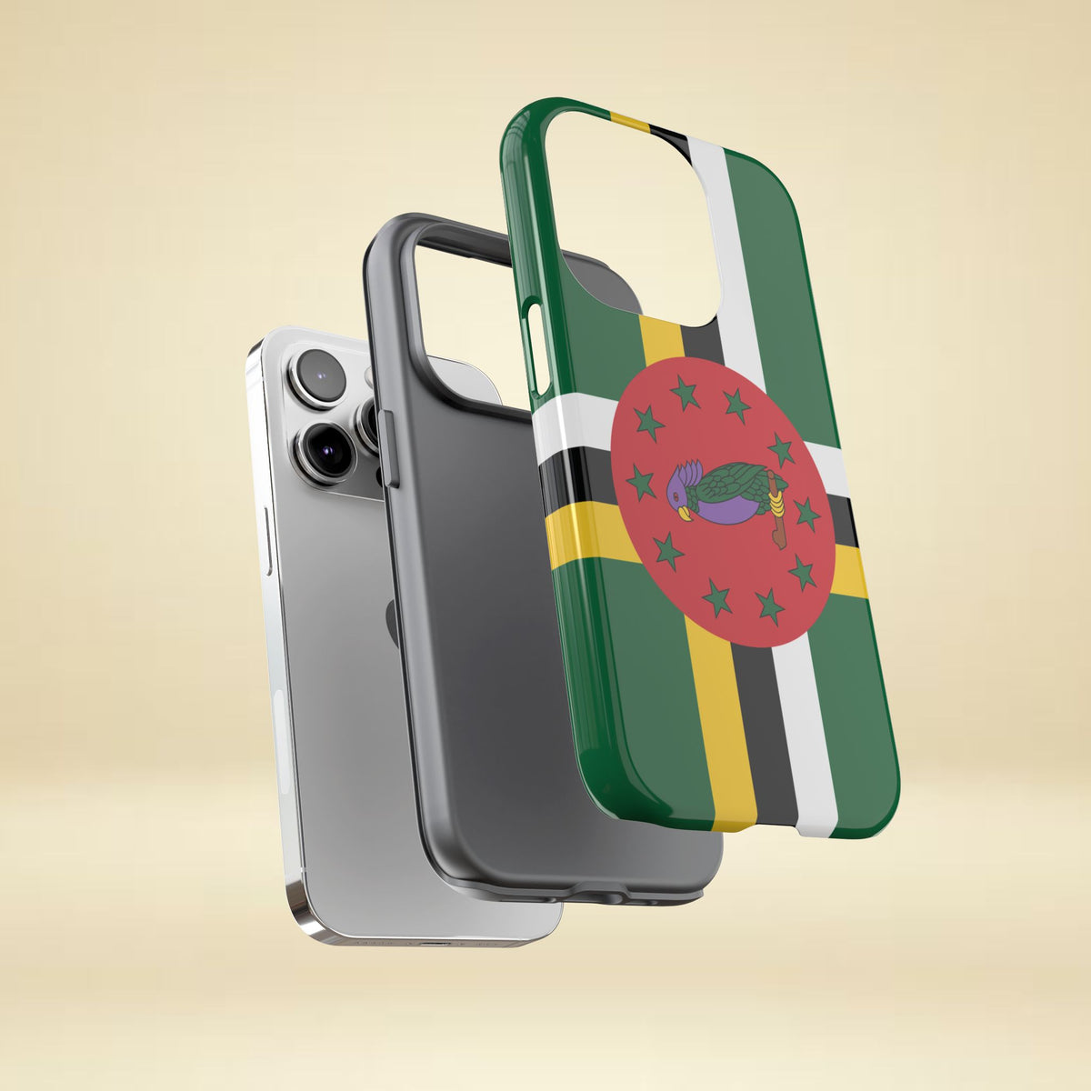 Dominica Flag Tough Phone Case - Irie Blues Boutique