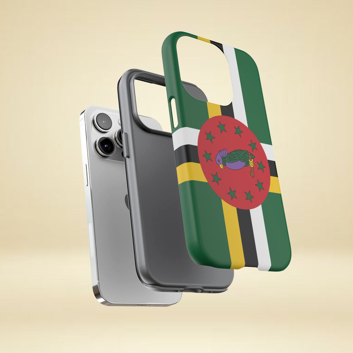 Dominica Flag Tough Phone Case - Irie Blues Boutique