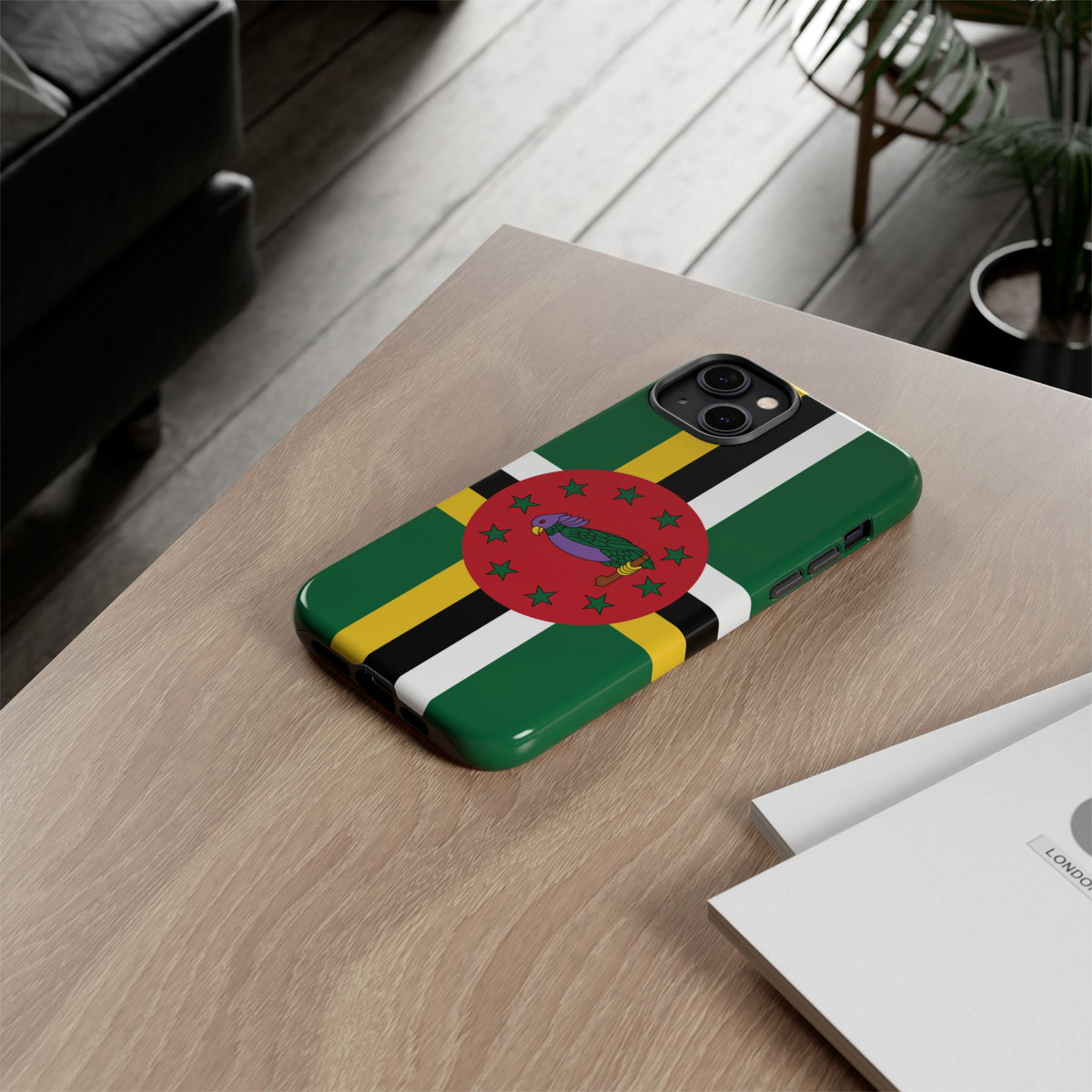 Dominica Flag Tough Phone Case - Irie Blues Boutique