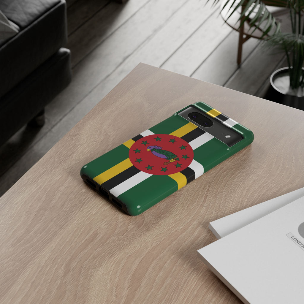 Dominica Flag Tough Phone Case - Irie Blues Boutique